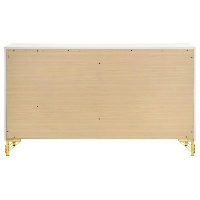 Lucia 6-drawer Dresser Cabinet White-zoom-