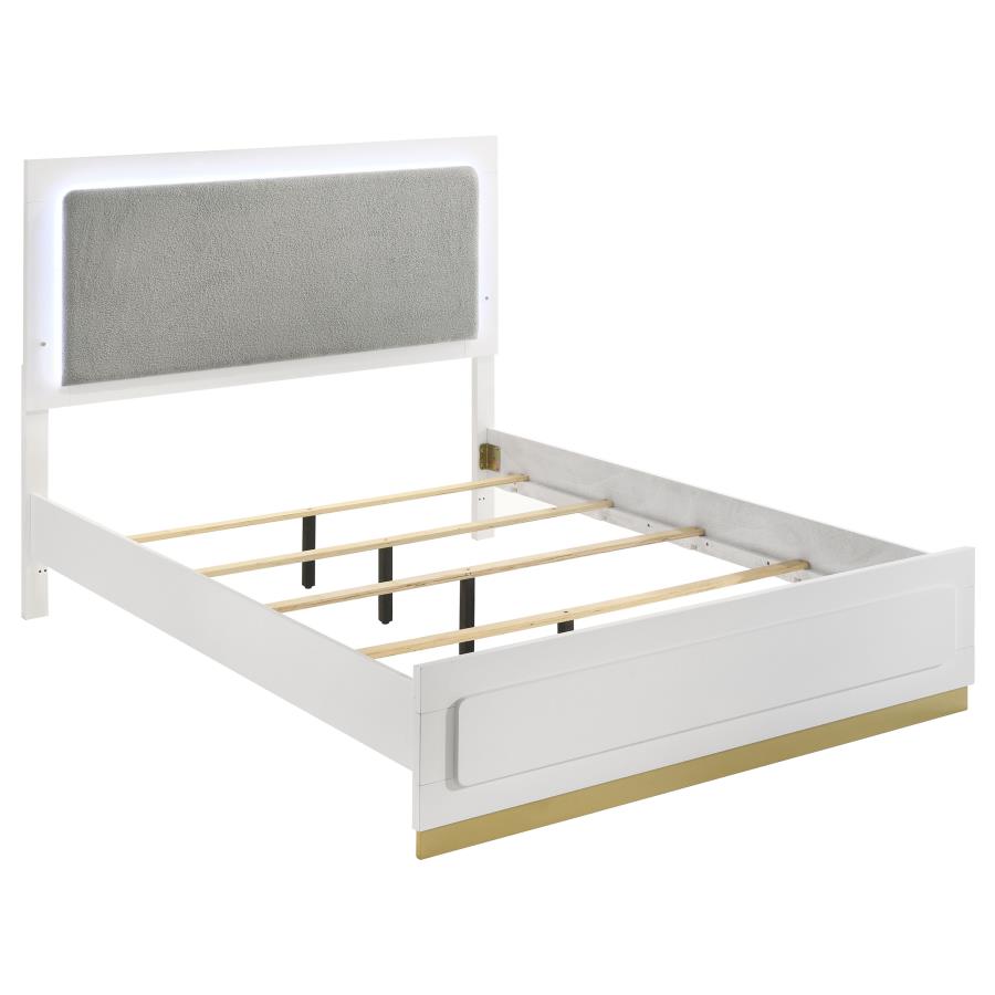 Caraway 5-piece Eastern King Bedroom Set White-3