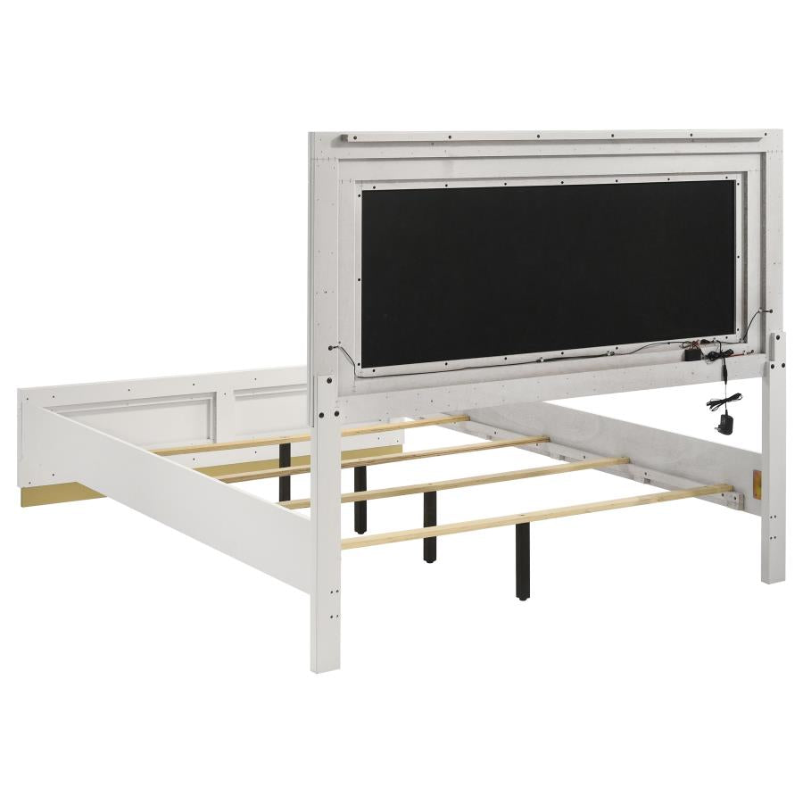 Caraway 5-piece California King Bedroom Set White-zoom-4
