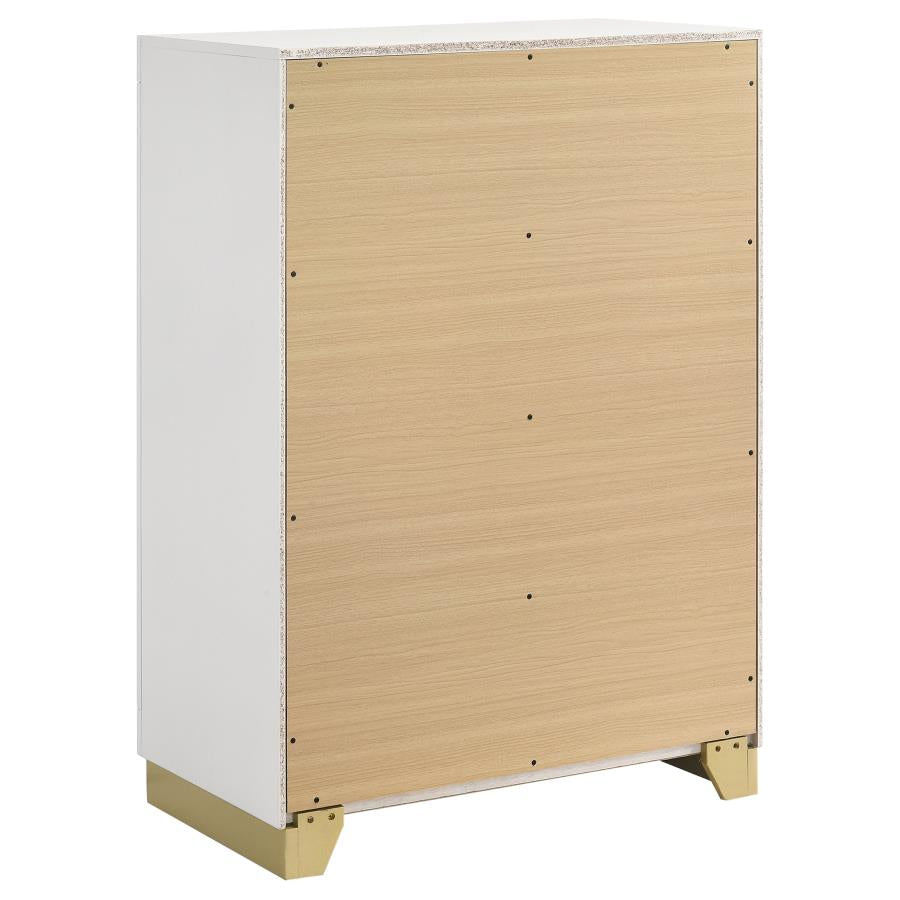Caraway 5-piece California King Bedroom Set White-zoom-12