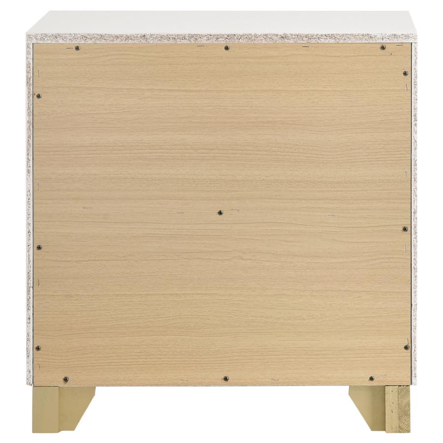 Caraway 2-drawer Nightstand White-7