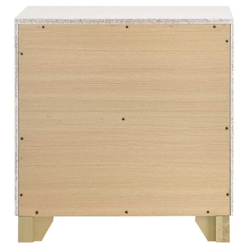 Caraway 2-drawer Nightstand White-zoom-