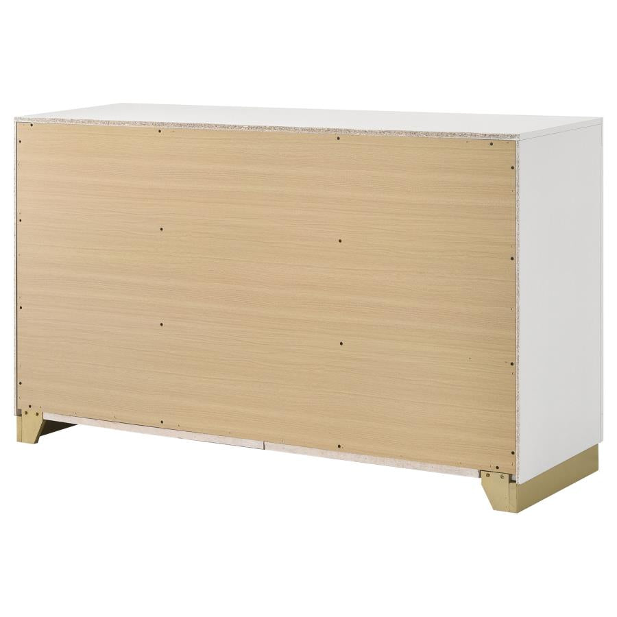Caraway 6-drawer Dresser White-zoom-8