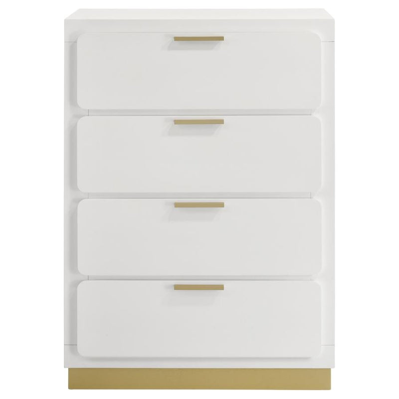 Caraway 4-drawer Bedroom Chest White-zoom-