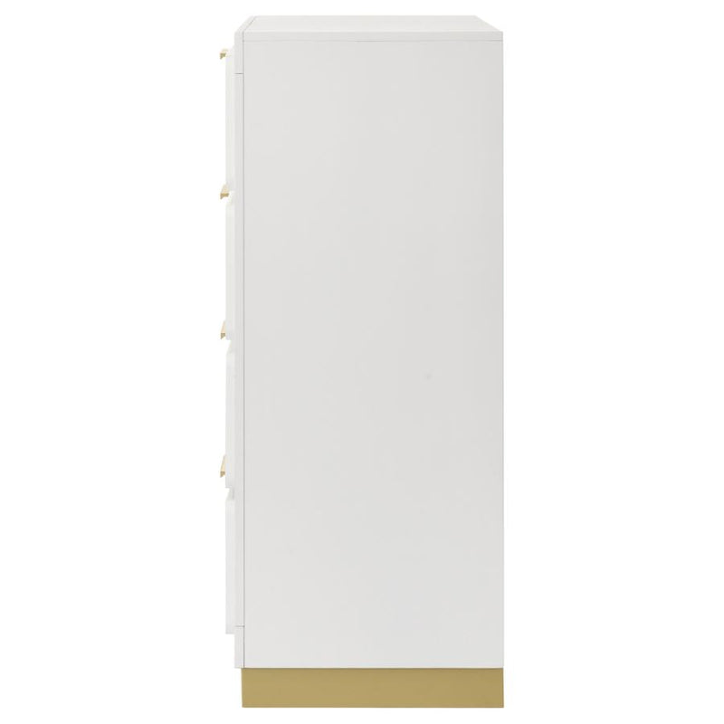 Caraway 4-drawer Bedroom Chest White-zoom-
