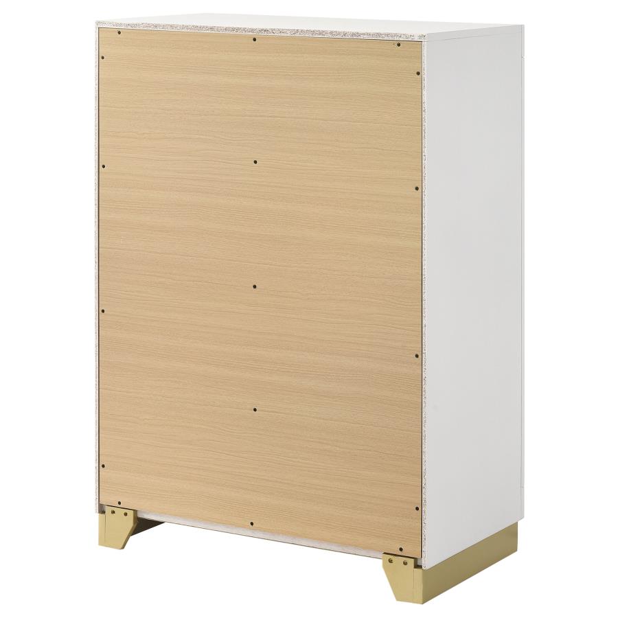 Caraway 4-drawer Bedroom Chest White-8