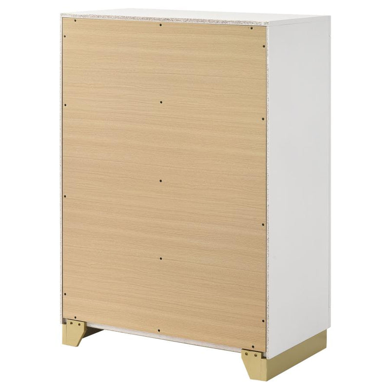 Caraway 4-drawer Bedroom Chest White-zoom-