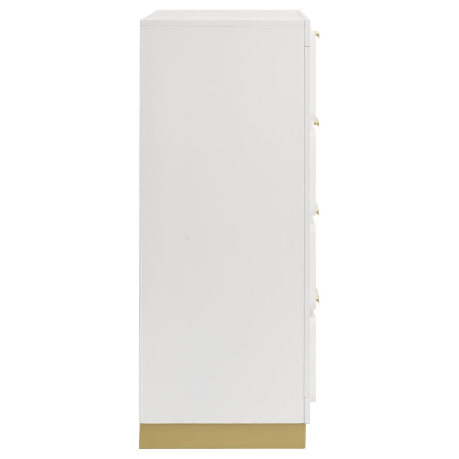 Caraway 4-drawer Bedroom Chest White-9