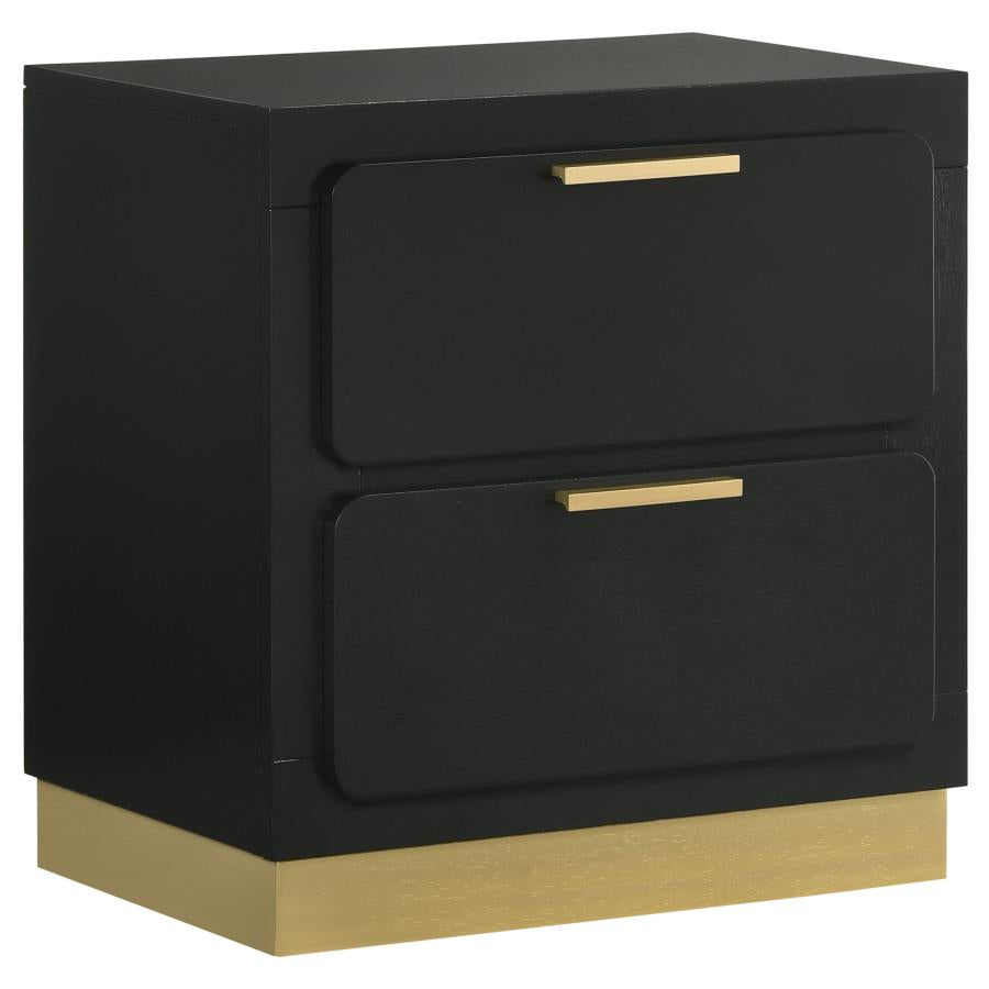 Caraway 4-piece California King Bedroom Set Black-5
