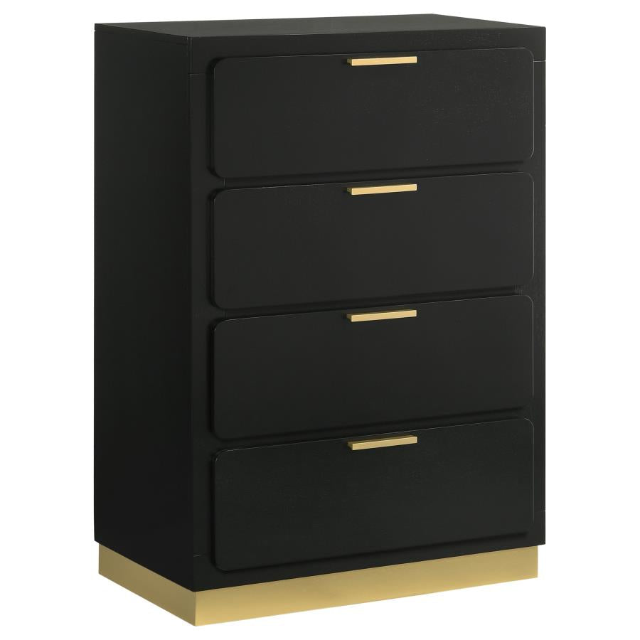 Caraway 5-piece California King Bedroom Set Black-11