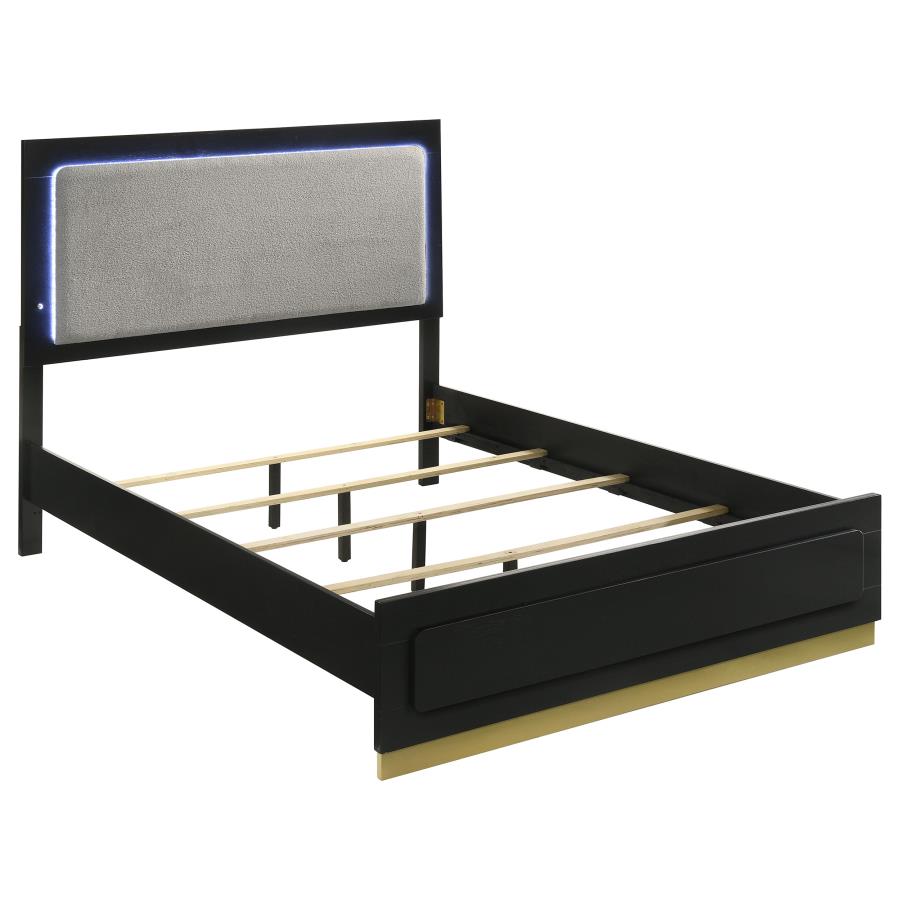Caraway 4-piece Queen Bedroom Set Black-zoom-3