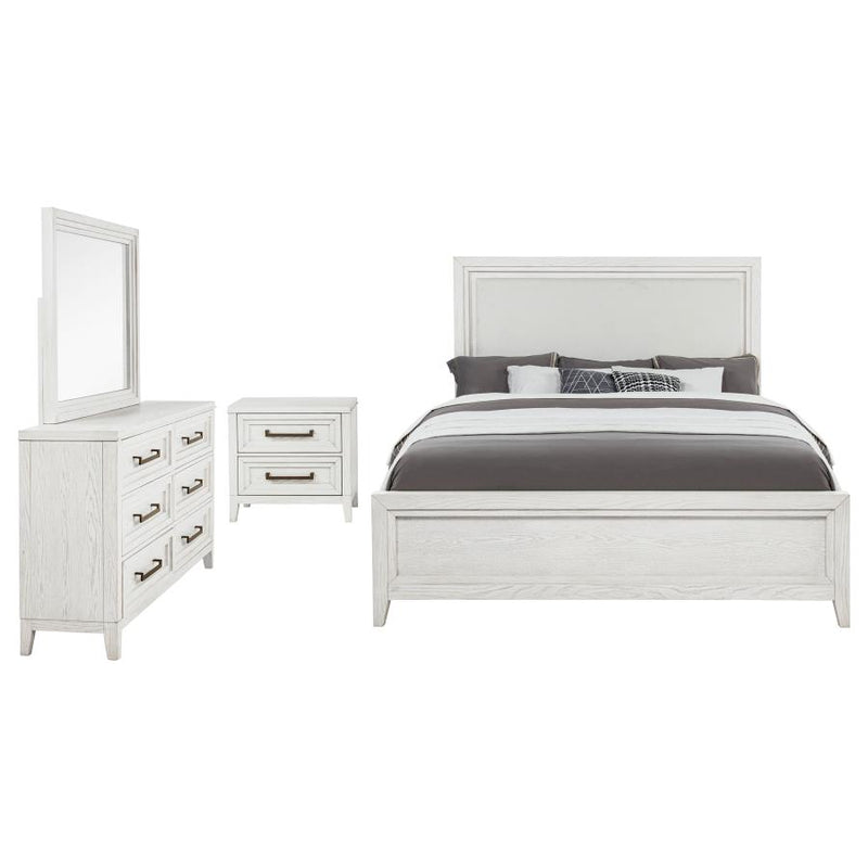 Marielle 4-piece Queen Bedroom Set Distressed White-zoom-