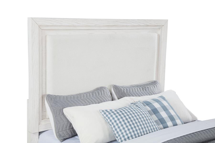 Marielle 5-piece Queen Bedroom Set Distressed White-13