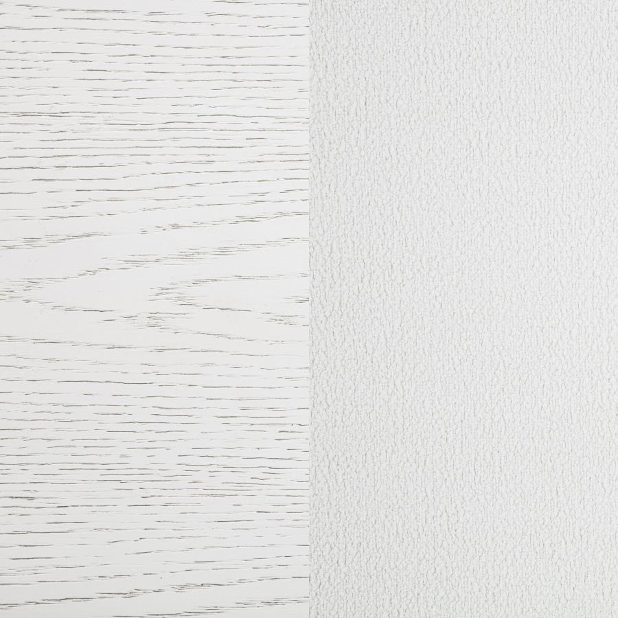 Marielle Queen Upholstered Panel Bed Distressed White-10