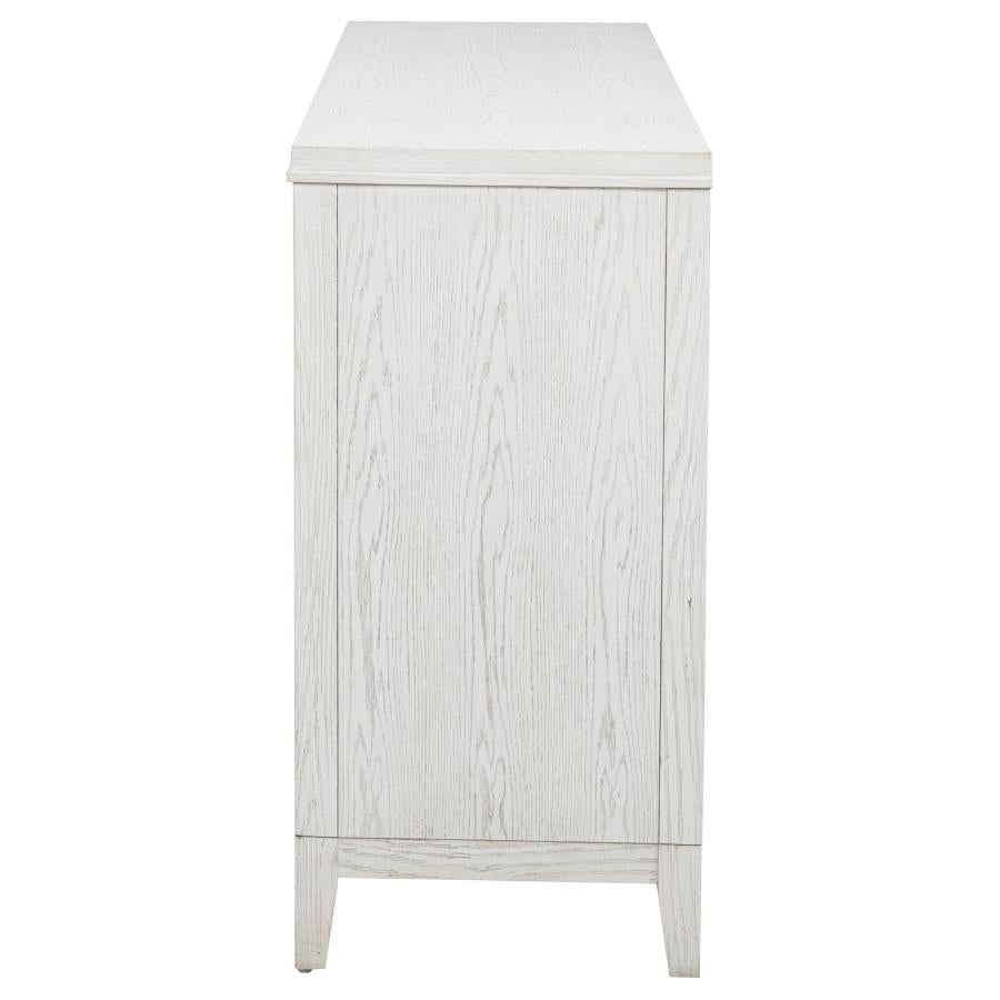 Marielle 6-drawer Bedroom Dresser Distressed White-5
