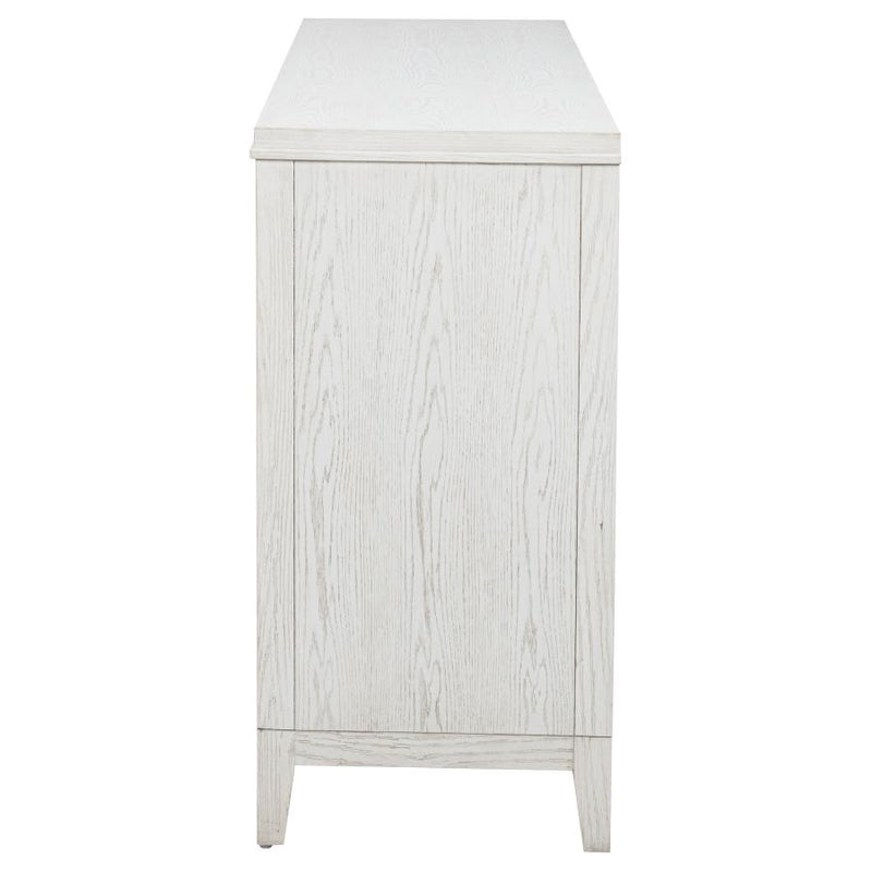 Marielle 6-drawer Bedroom Dresser Distressed White-zoom-