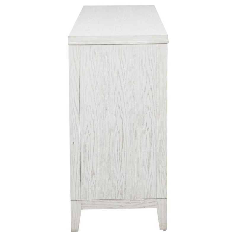 Marielle 6-drawer Bedroom Dresser Distressed White-zoom-