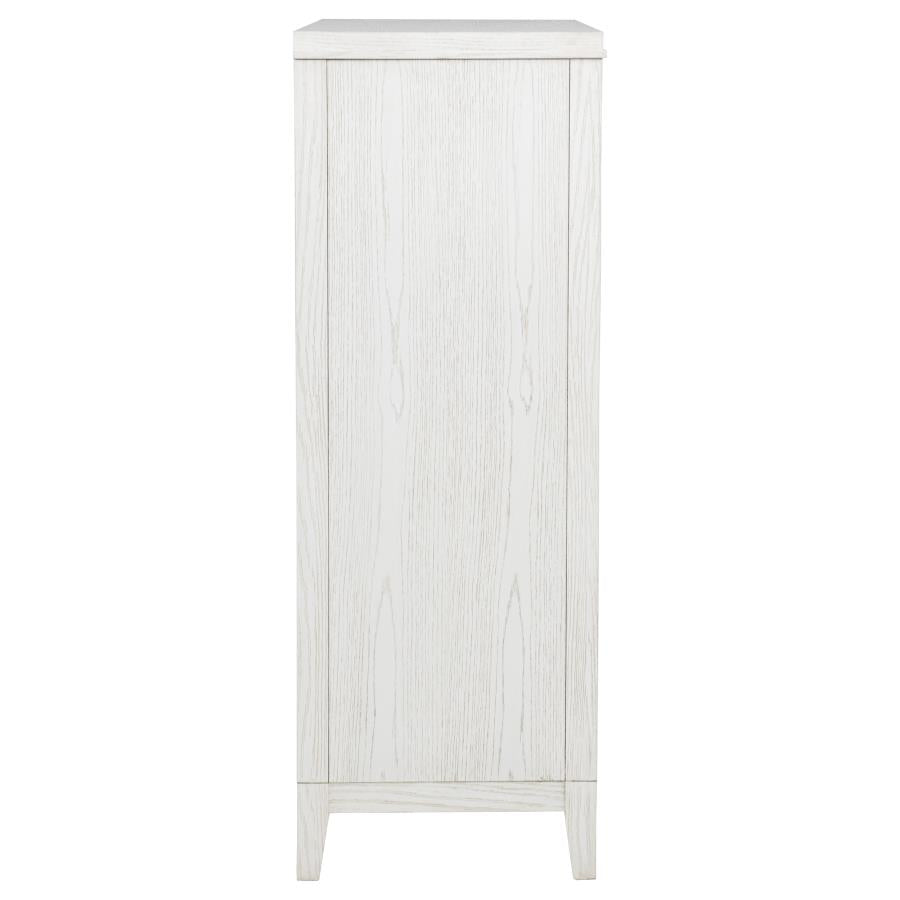 Marielle 5-drawer Bedroom Chest Distressed White-zoom-9