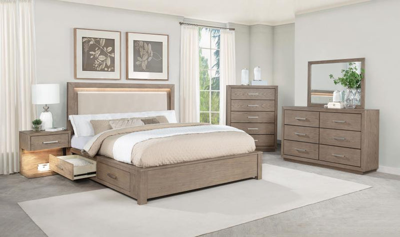 Kenora 5-piece Eastern King Bedroom Set Barley Brown-zoom-