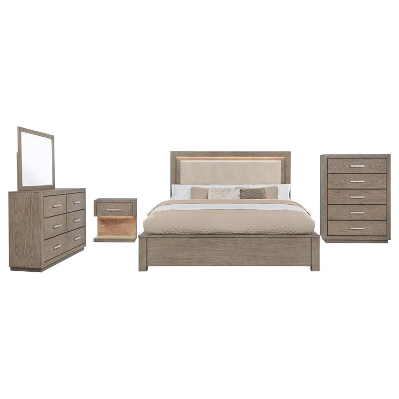Kenora 5-piece Eastern King Bedroom Set Barley Brown-zoom-