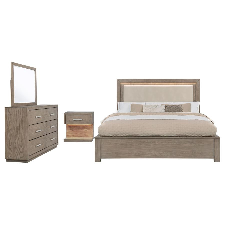 Kenora 4-piece California King Bedroom Set Barley Brown-zoom-2