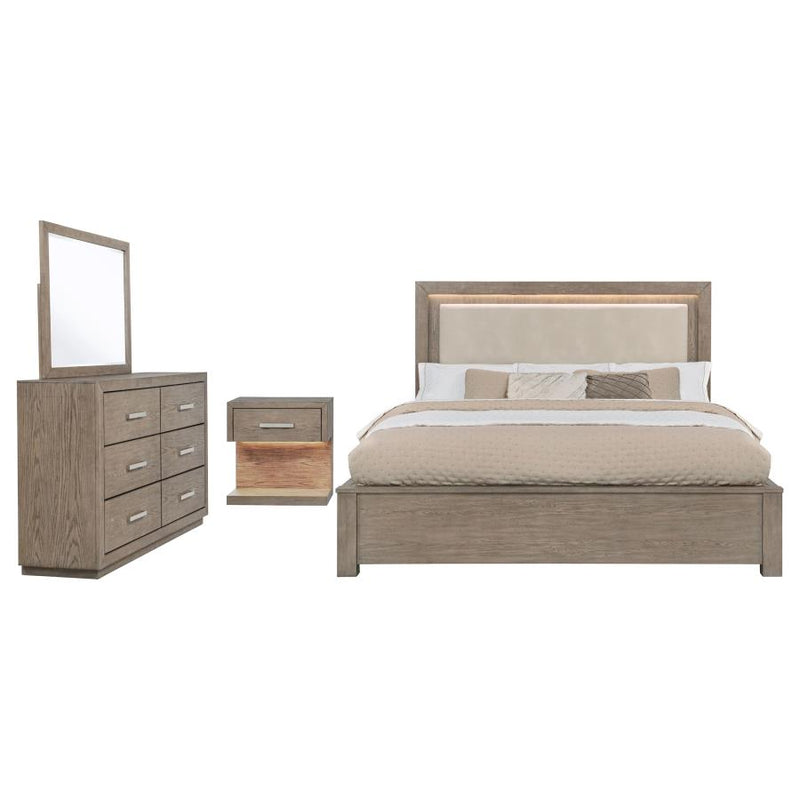 Kenora 4-piece California King Bedroom Set Barley Brown-zoom-