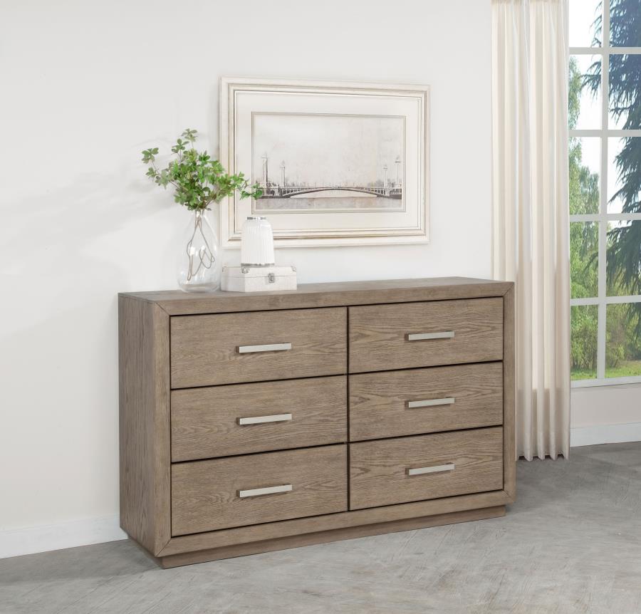 Kenora 6-drawer Dresser Barley Brown-zoom-2