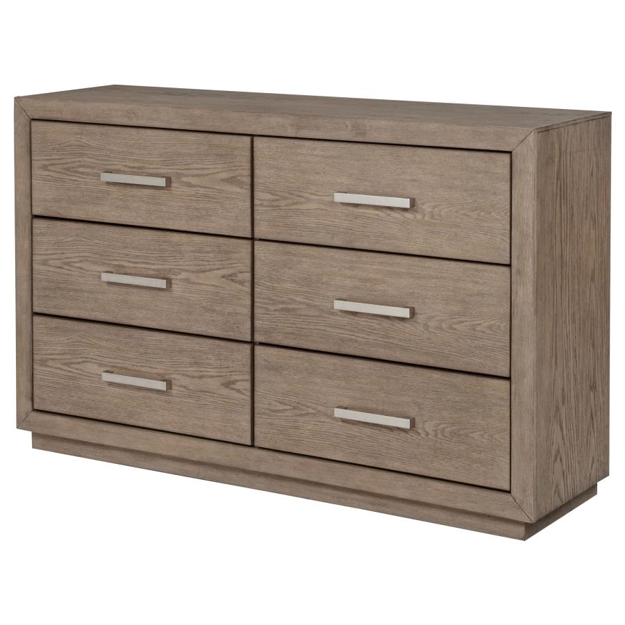 Kenora 6-drawer Dresser Barley Brown-4