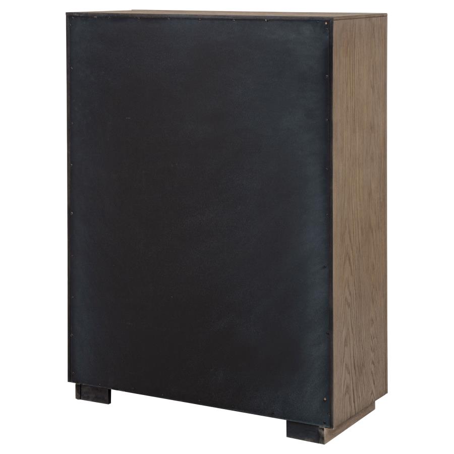 Kenora 5-drawer Bedroom Chest Barley Brown-zoom-8
