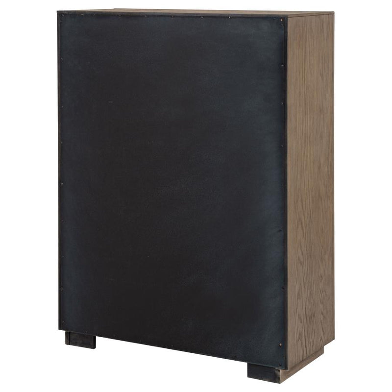 Kenora 5-drawer Bedroom Chest Barley Brown-zoom-