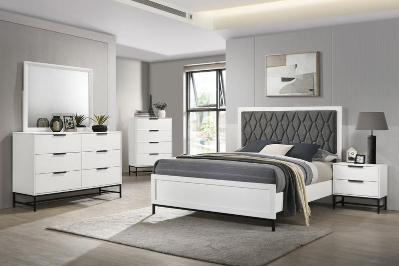 Sonora 5-piece Eastern King Bedroom Set White-zoom-