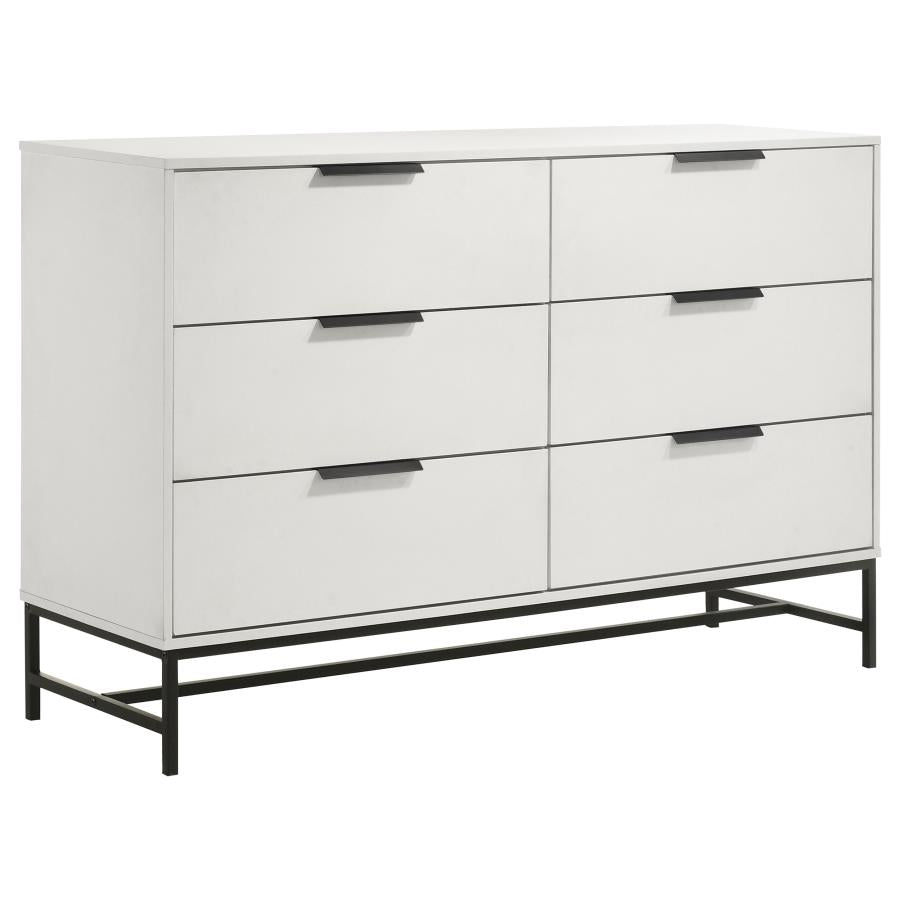 Sonora 4-piece California King Bedroom Set White-7