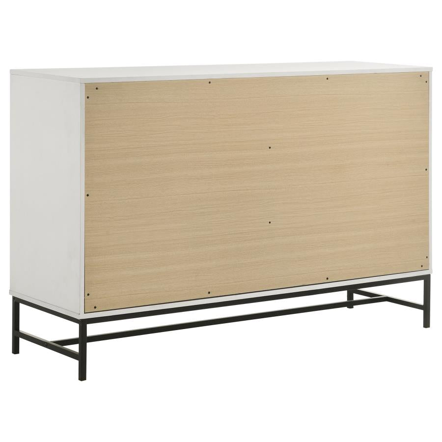 Sonora 4-piece California King Bedroom Set White-8
