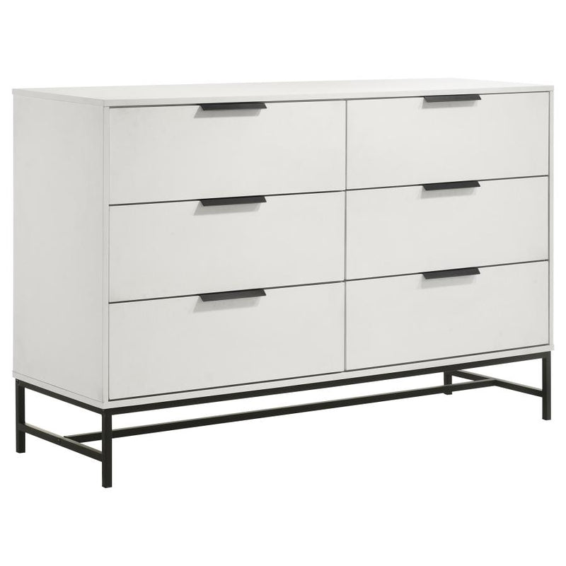 Sonora 5-piece California King Bedroom Set White-zoom-
