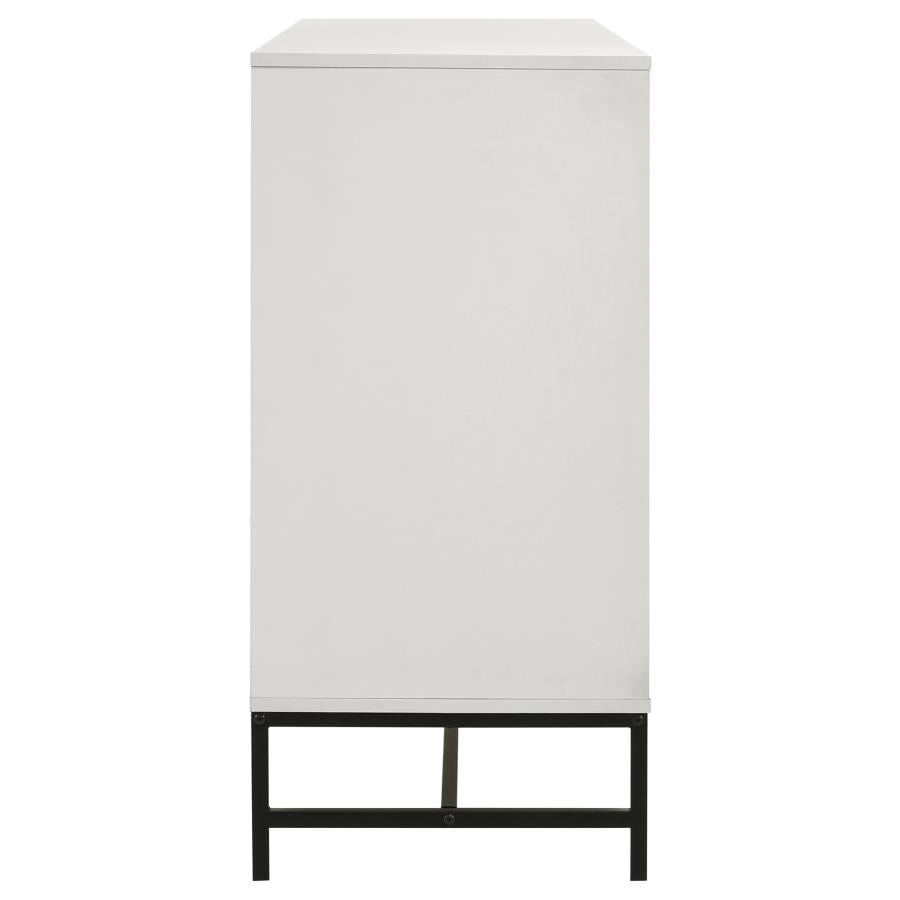 Sonora 6-drawer Bedroom Dresser White-9