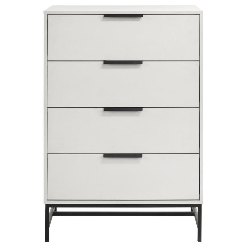 Sonora 4-drawer Bedroom Chest White-zoom-