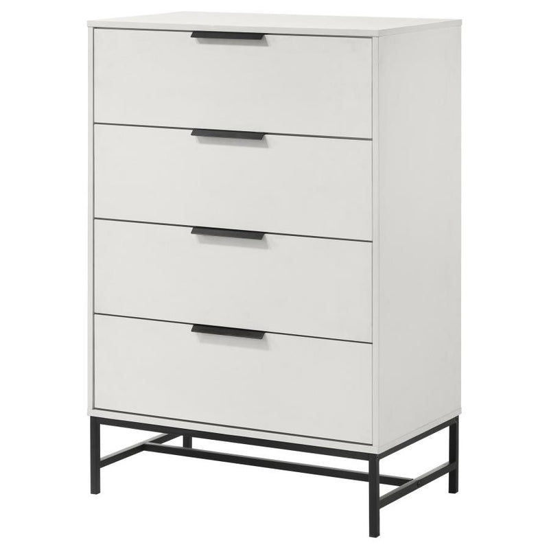 Sonora 4-drawer Bedroom Chest White-zoom-