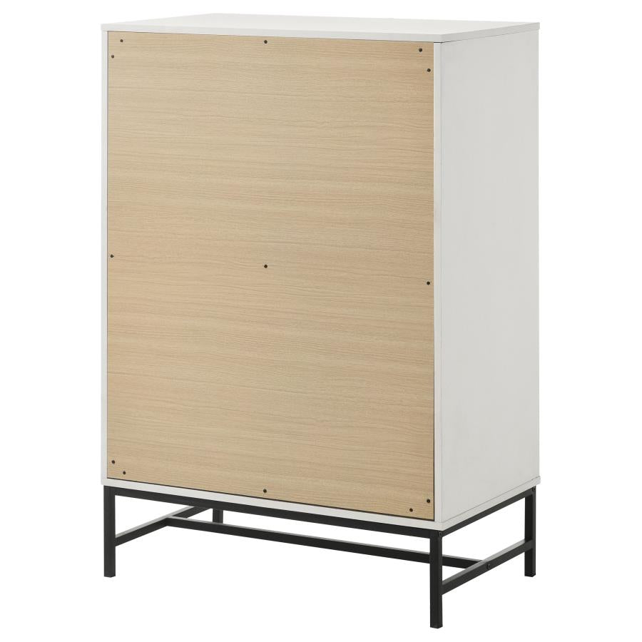 Sonora 4-drawer Bedroom Chest White-zoom-8