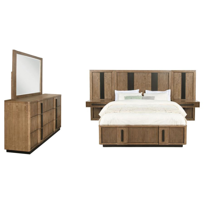 Terrace 5-piece Eastern King Panel Bedroom Set Ash Brown-zoom-