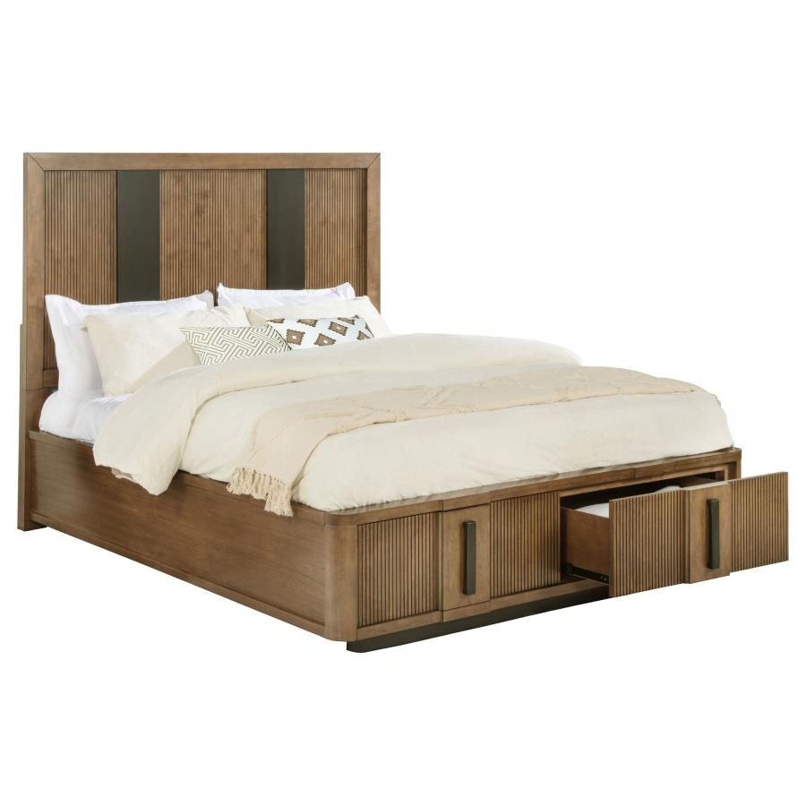Terrace 2-drawer Eastern King Storage Bed Ash Brown-3