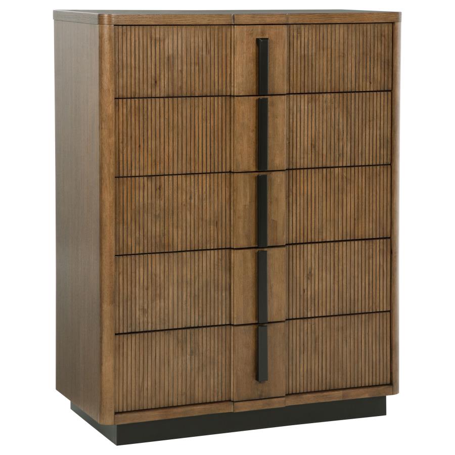 Terrace 6-piece California King Panel Bedroom Set Ash Brown-9
