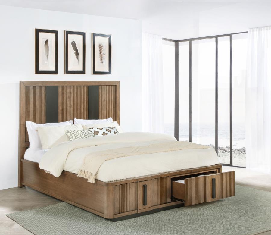 Terrace 2-drawer California King Storage Bed Ash Brown-zoom-2