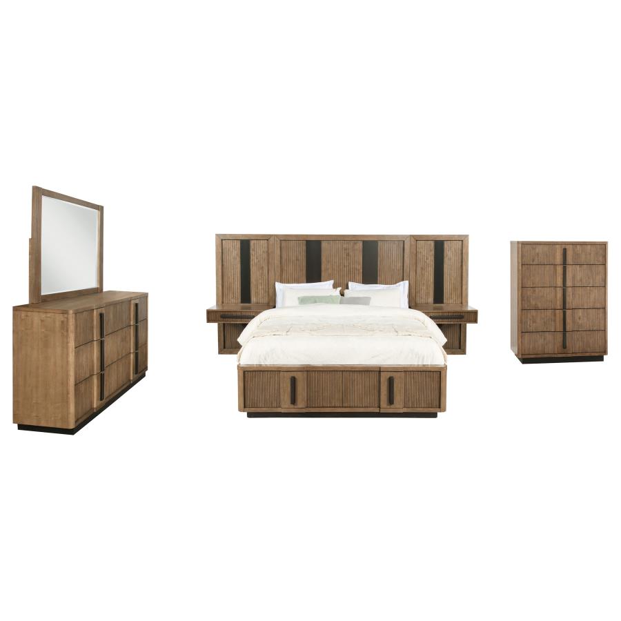 Terrace 6-piece Queen Panel Bedroom Set Ash Brown-2