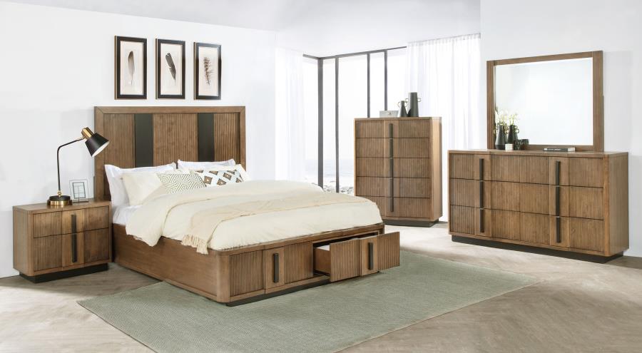 Terrace 2-drawer Queen Storage Bed Ash Brown-8