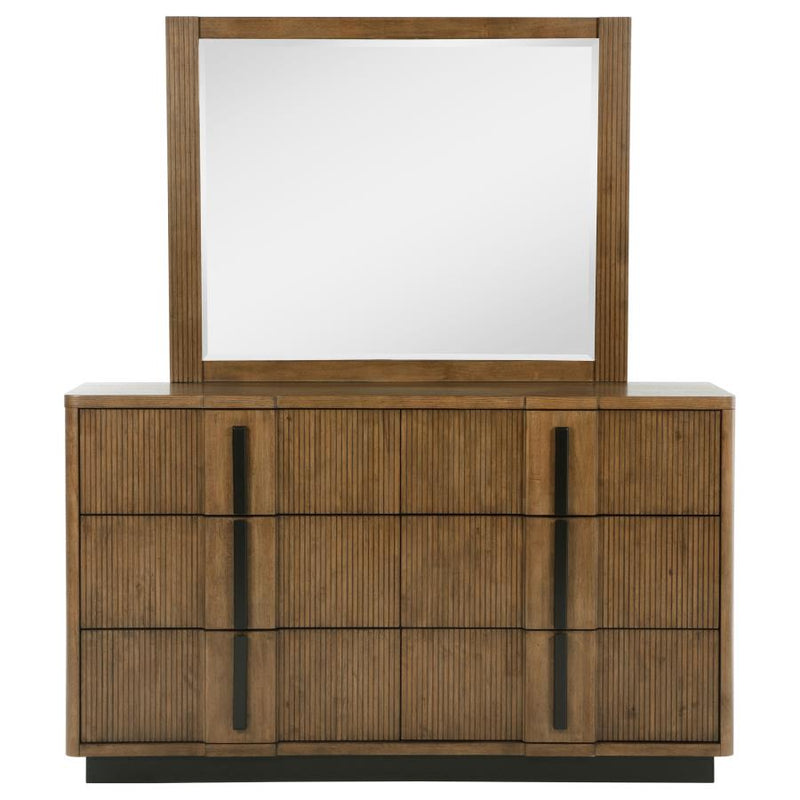 Terrace 6-drawer Dresser and Mirror Ash Brown-zoom-