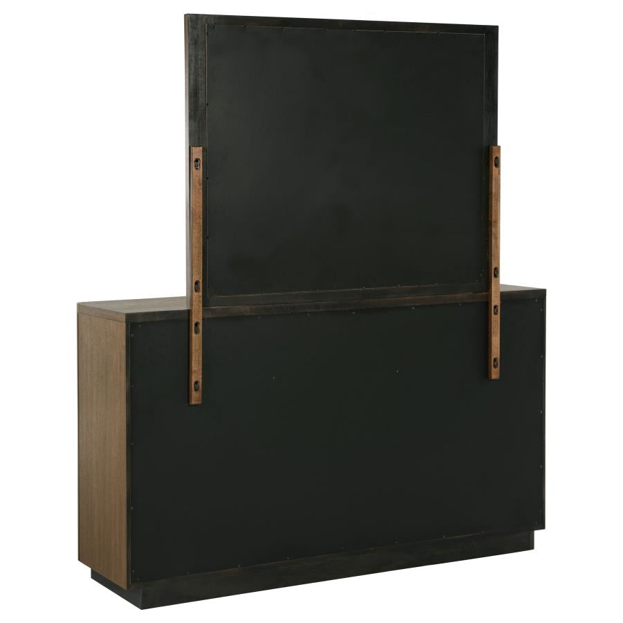 Terrace 6-drawer Dresser and Mirror Ash Brown-6