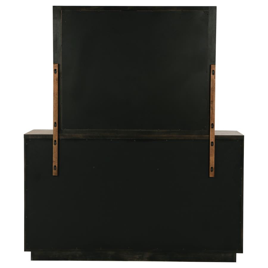 Terrace 6-drawer Dresser and Mirror Ash Brown-zoom-7