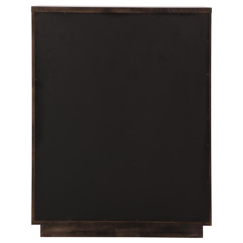 Terrace 5-drawer Chest of Drawers Ash Brown-zoom-
