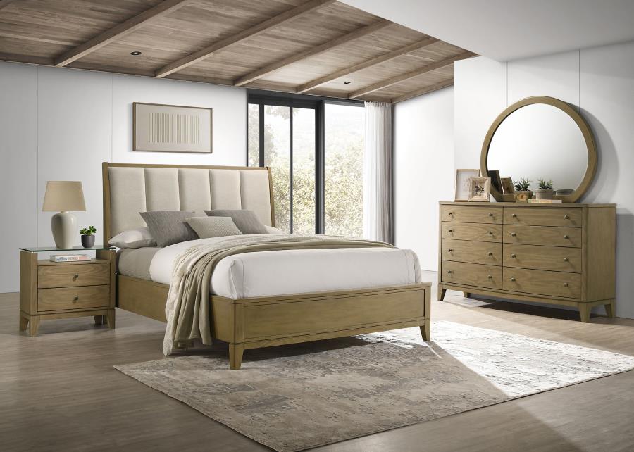 Granada 4-piece Eastern King Bedroom Set Natural Pine-zoom-1
