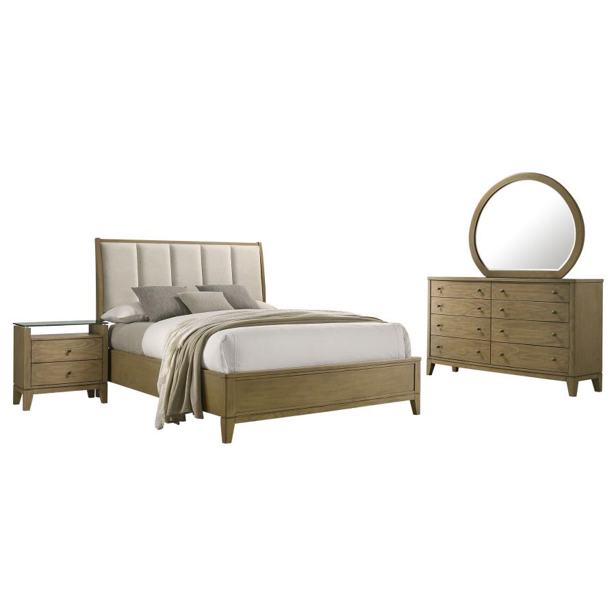 Granada 4-piece Eastern King Bedroom Set Natural Pine-zoom-2